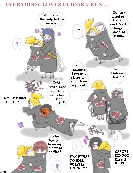 Almost everybody loves Deidara-kun